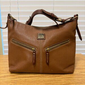 Y2K Dooney & Bourke Brown Pebble Leather Florentine Purse